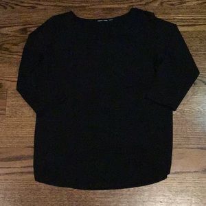 Black tunic pullover